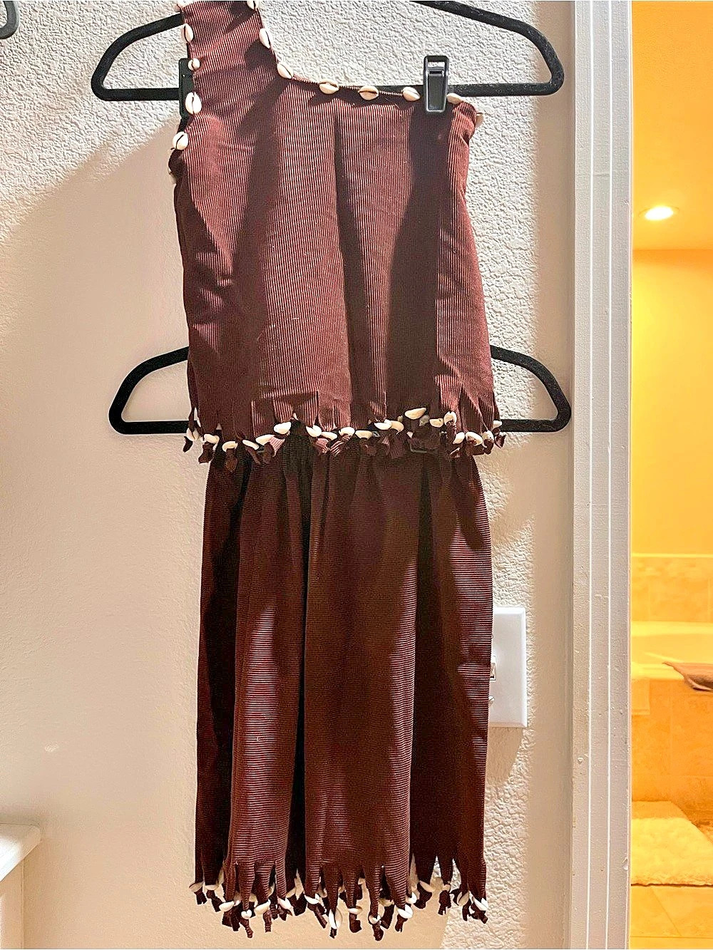 Halloween costume children’s cave girl, handmade and Ethiopia size 5 to 7